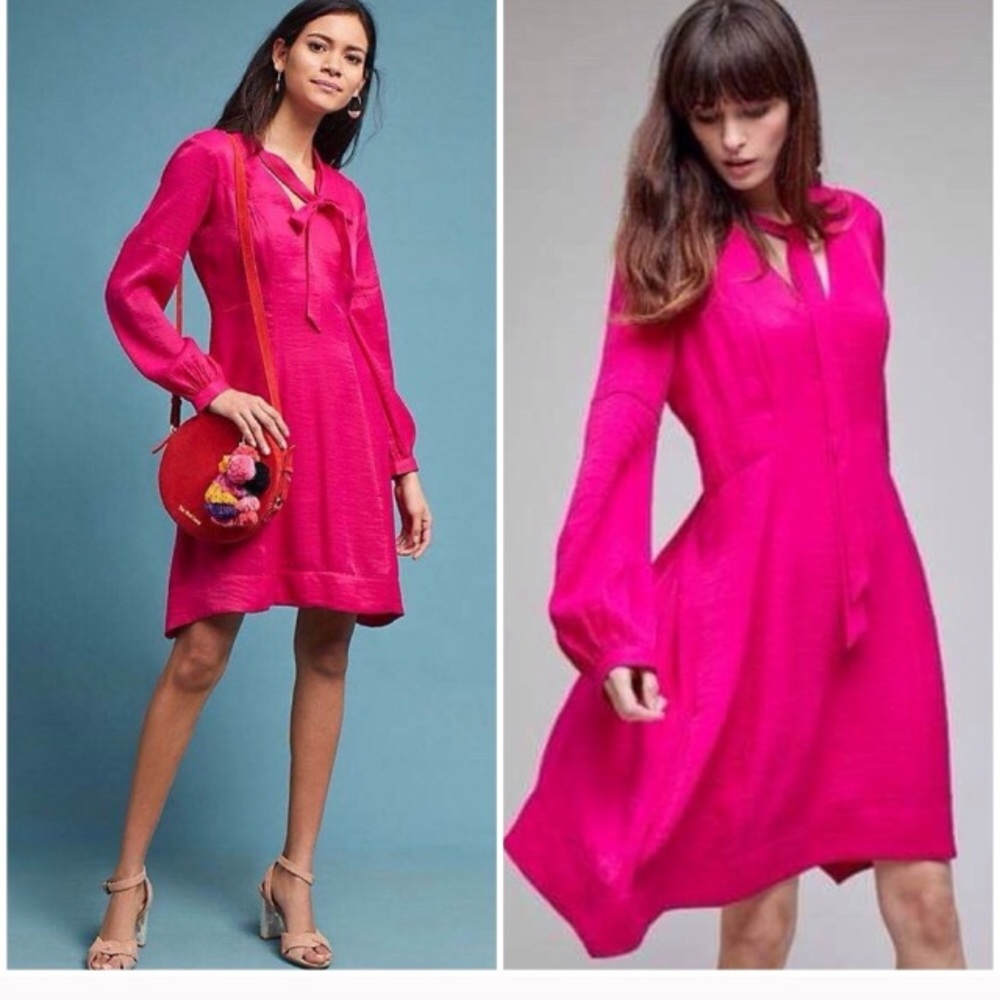 GINA keyhole dress ANTHROPOLOGIE